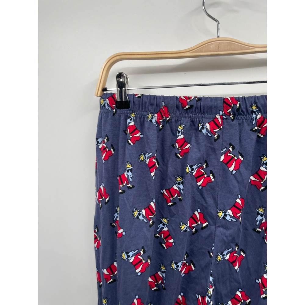 Goat‎ USA Lounge Pants Mens Santa Printed Drawstring Waist NWT - Picture 3 of 11